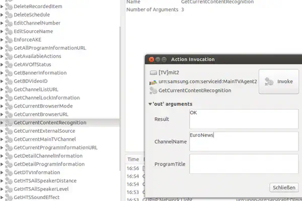 Samsung Smart TVs über UPnP steuern
