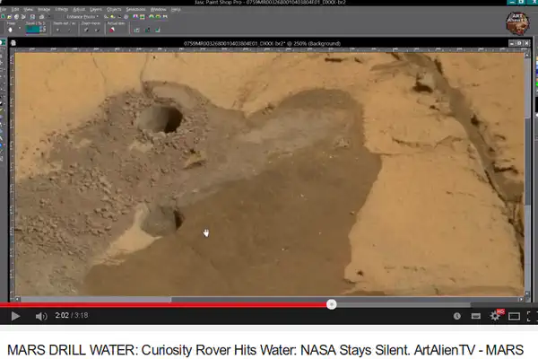 Die Verschwörung der Woche: Curiosity hat Wasser gefunden